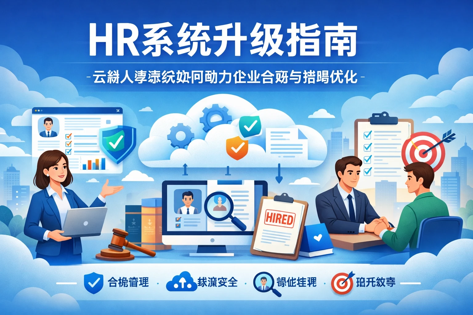 HR系统升级指南：云端人事系统如何助力企业合规与招聘优化