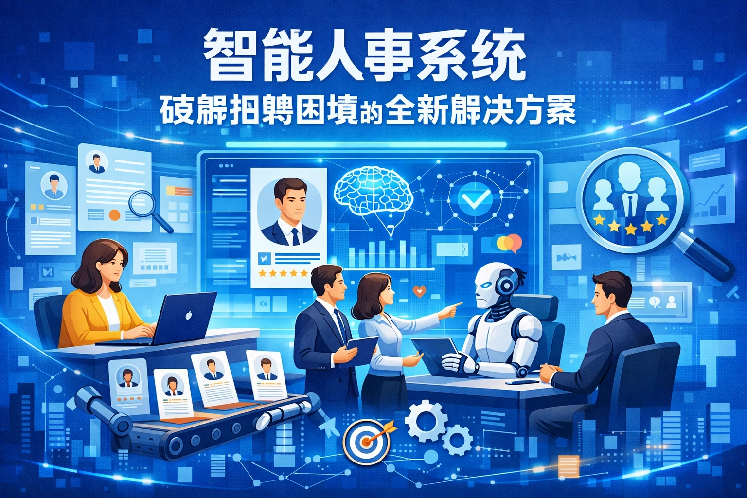 智能人事系统:破解招聘困境的全新解决方案