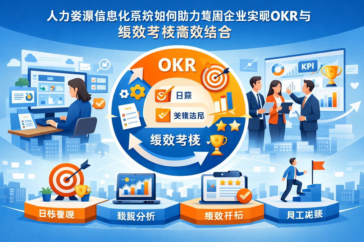 人力资源信息化系统如何助力集团企业实现OKR与绩效考核高效结合