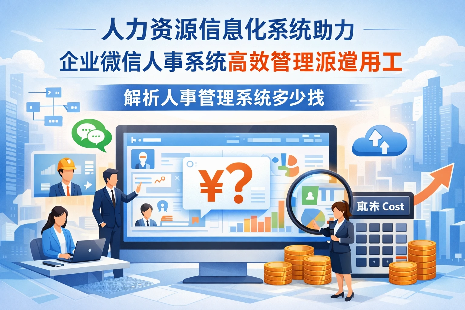 人力资源信息化系统助力企业微信人事系统高效管理派遣用工，解析人事管理系统多少钱