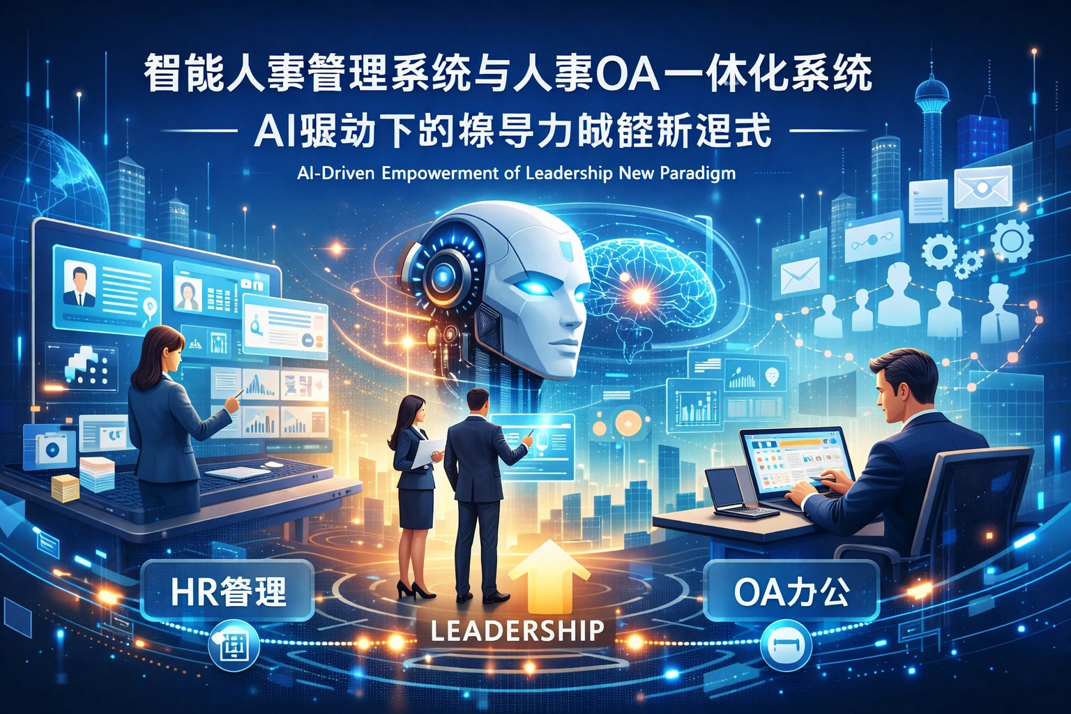 智能人事管理系统与人事OA一体化系统：AI驱动下的领导力赋能新范式