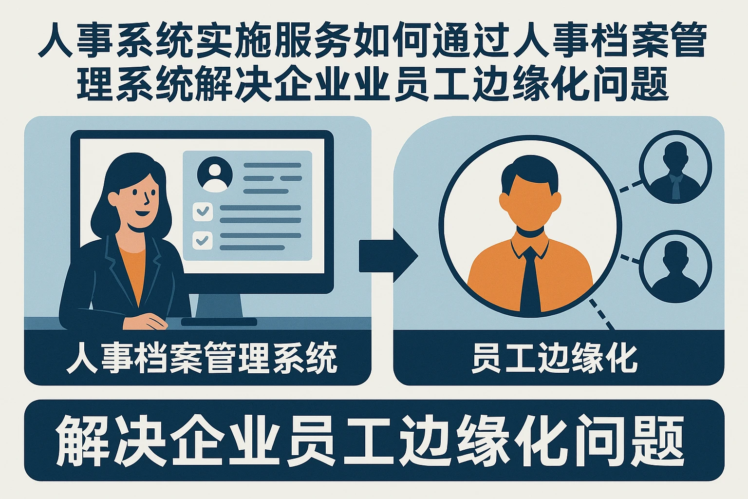 人事系统实施服务如何通过人事档案管理系统解决企业员工边缘化问题
