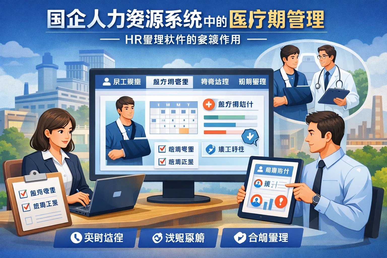 国企人力资源系统中的医疗期管理：HR管理软件的关键作用