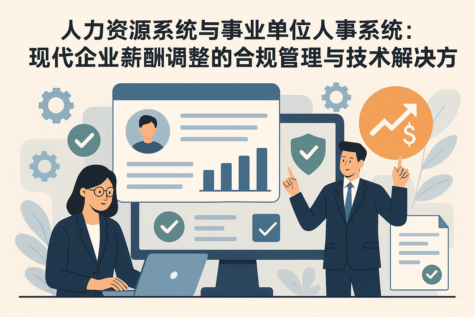 人力资源系统与事业单位人事系统:现代企业薪酬调整的合规管理与技术解决方案