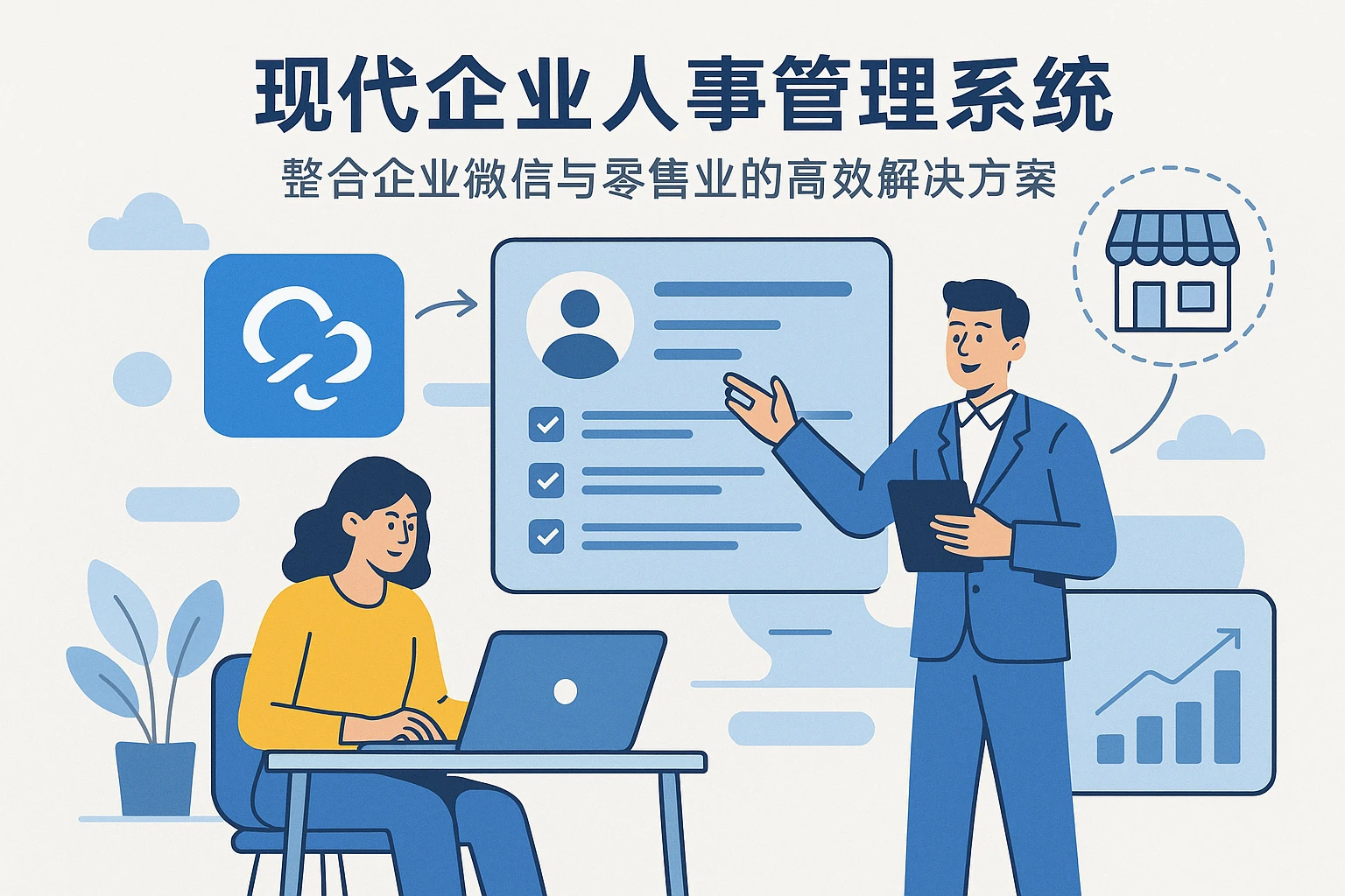 现代企业人事管理系统：整合企业微信与零售业的高效解决方案