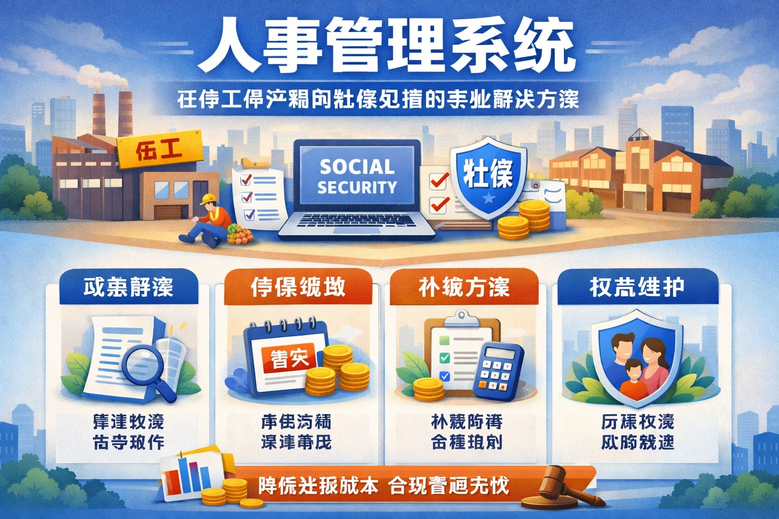 人事管理系统在停工停产期间社保处理的专业解决方案