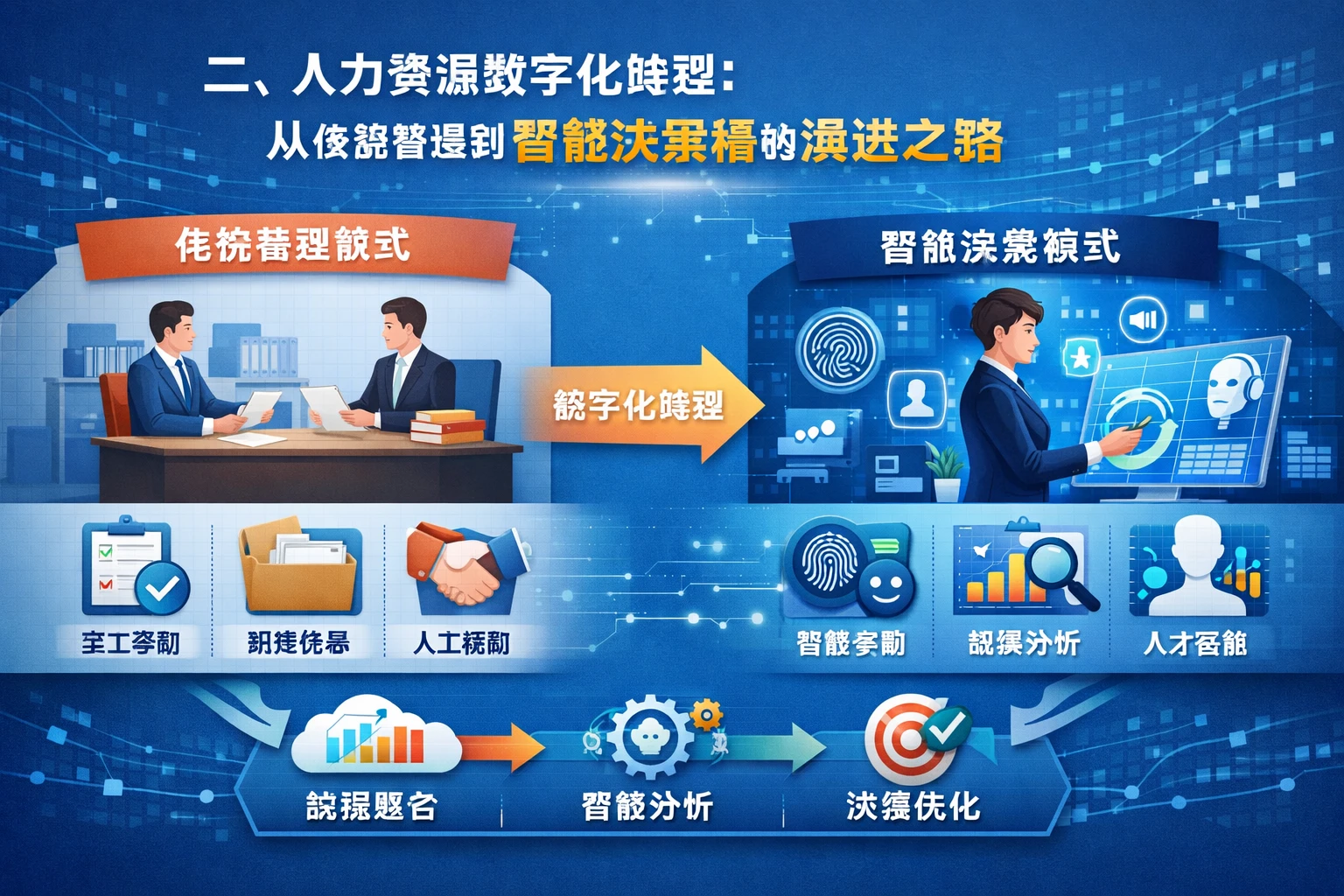 二、人力资源数字化转型：从传统管理到智能决策的演进之路