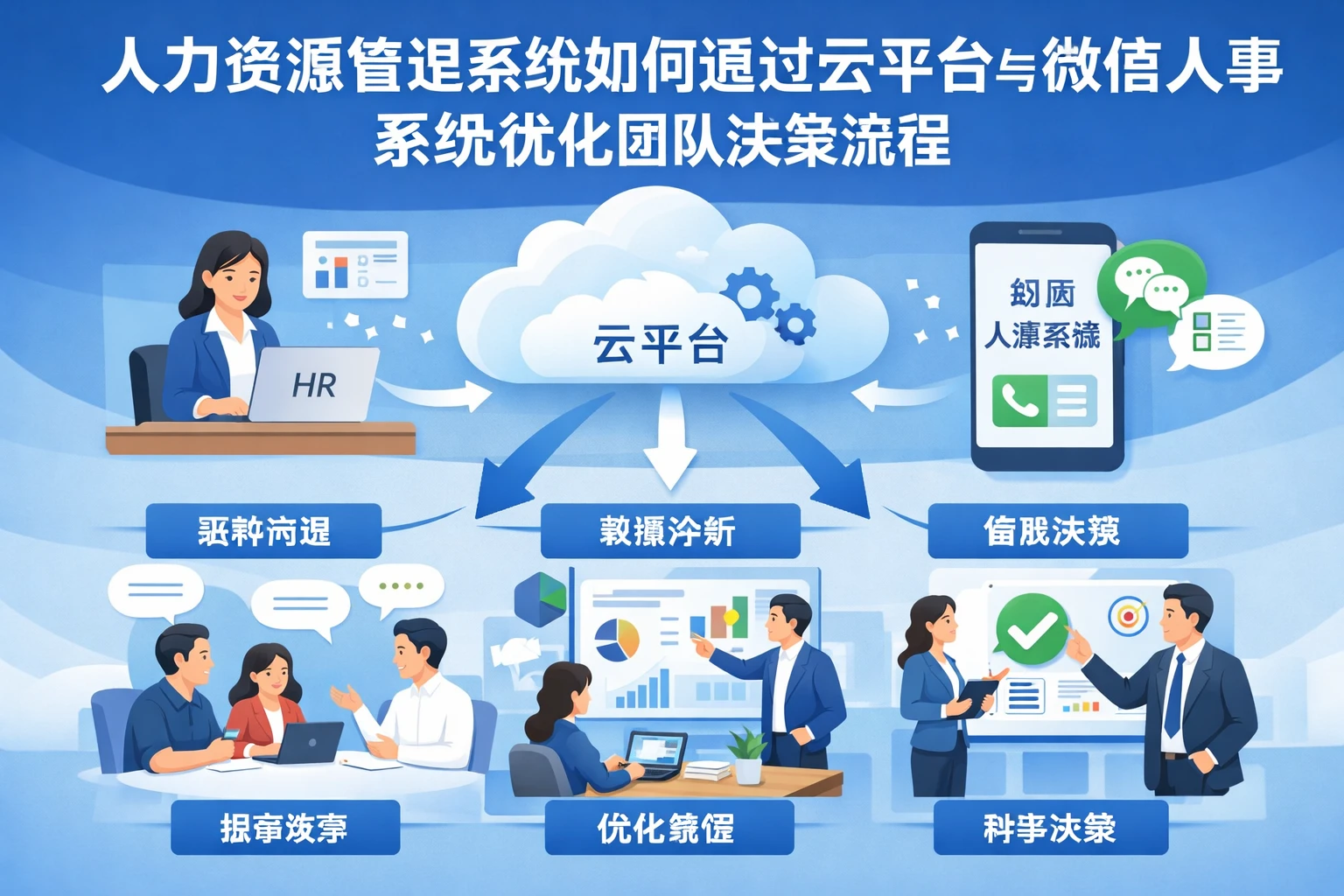 人力资源管理系统如何通过云平台与微信人事系统优化团队决策流程
