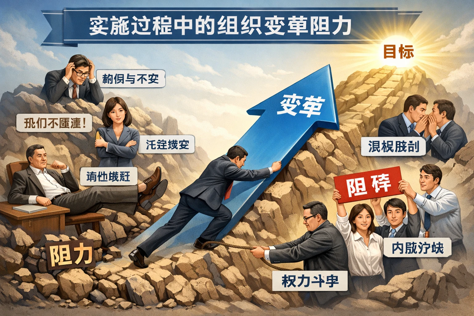 实施过程中的组织变革阻力