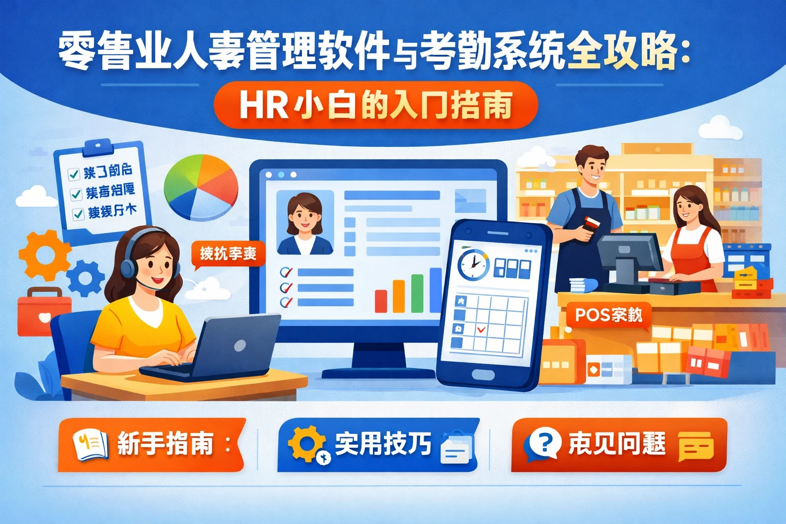 零售业人事管理软件与考勤系统全攻略:HR小白的入门指南