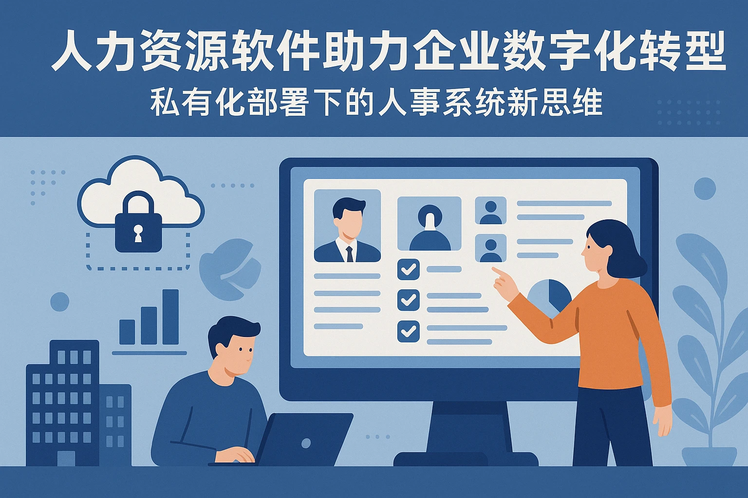 人力资源软件助力企业数字化转型：私有化部署下的人事系统新思维