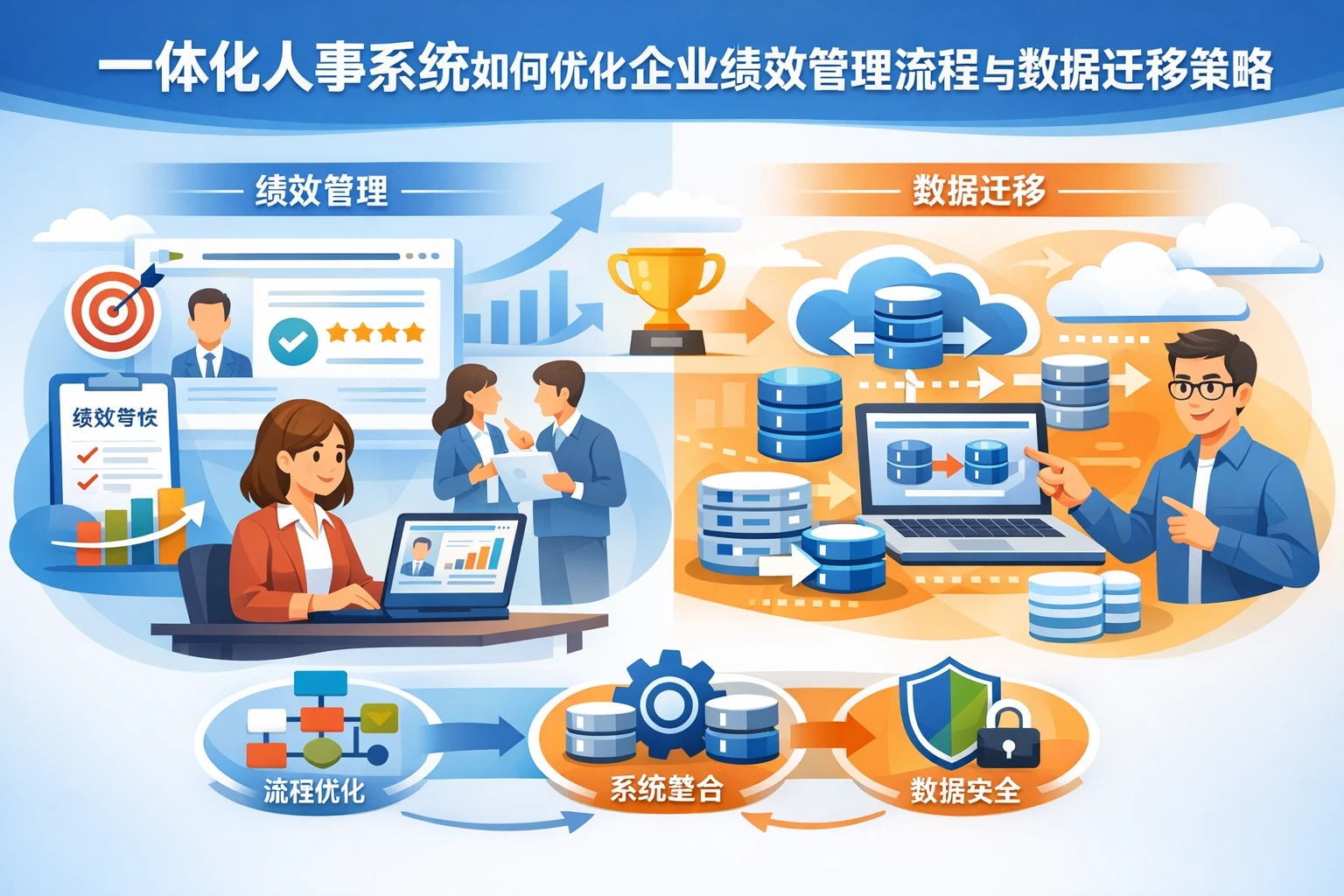 一体化人事系统如何优化企业绩效管理流程与数据迁移策略