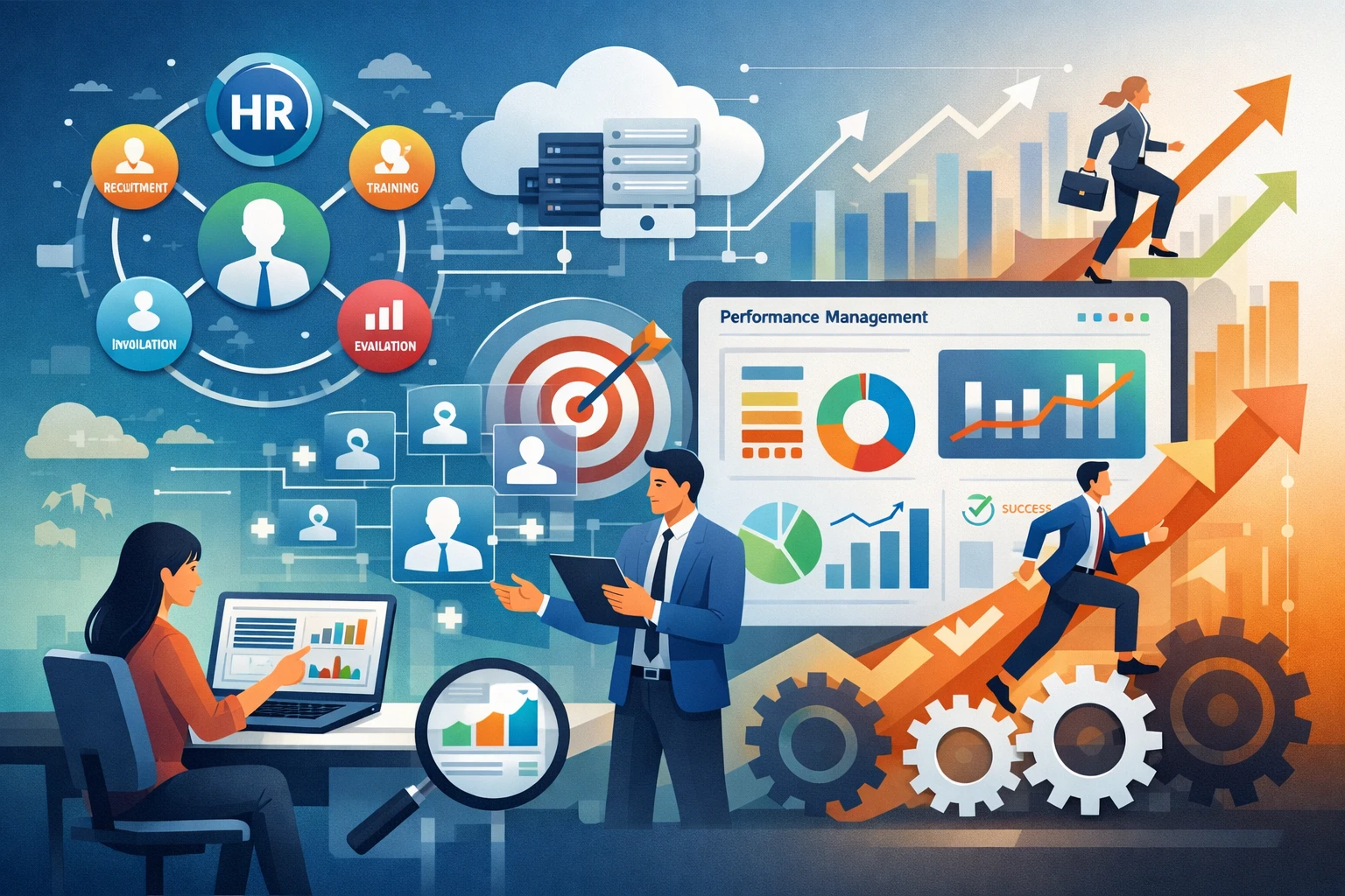 优化HR管理软件与人力资源云系统，实现绩效管理系统在人员序列转型中的高效应用