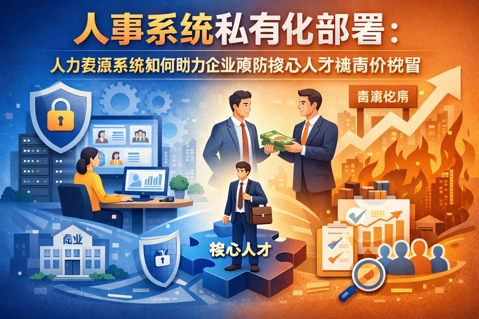人事系统私有化部署:人力资源系统如何助力企业预防核心人才被高价挽留