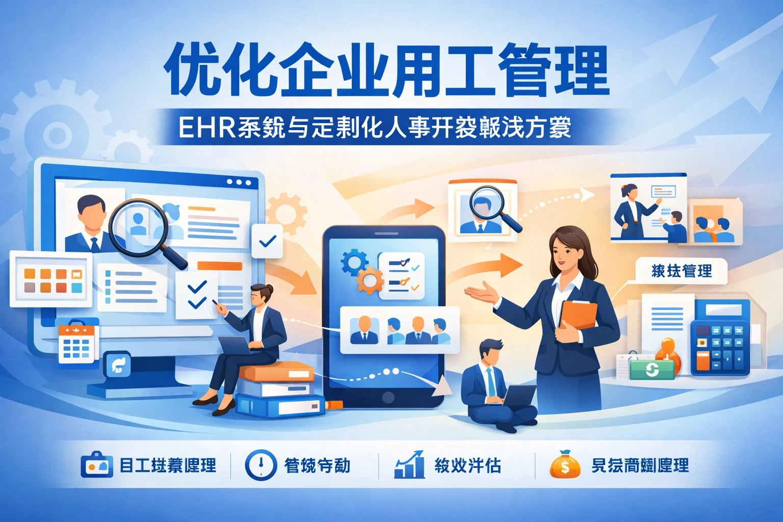 优化企业用工管理：EHR系统与定制化人事开发解决方案