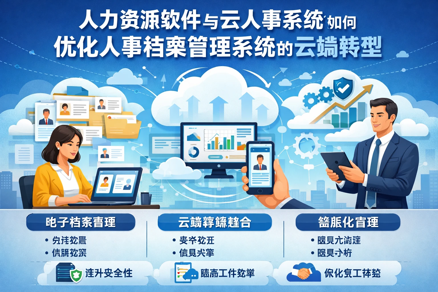 人力资源软件与云人事系统如何优化人事档案管理系统的云端转型