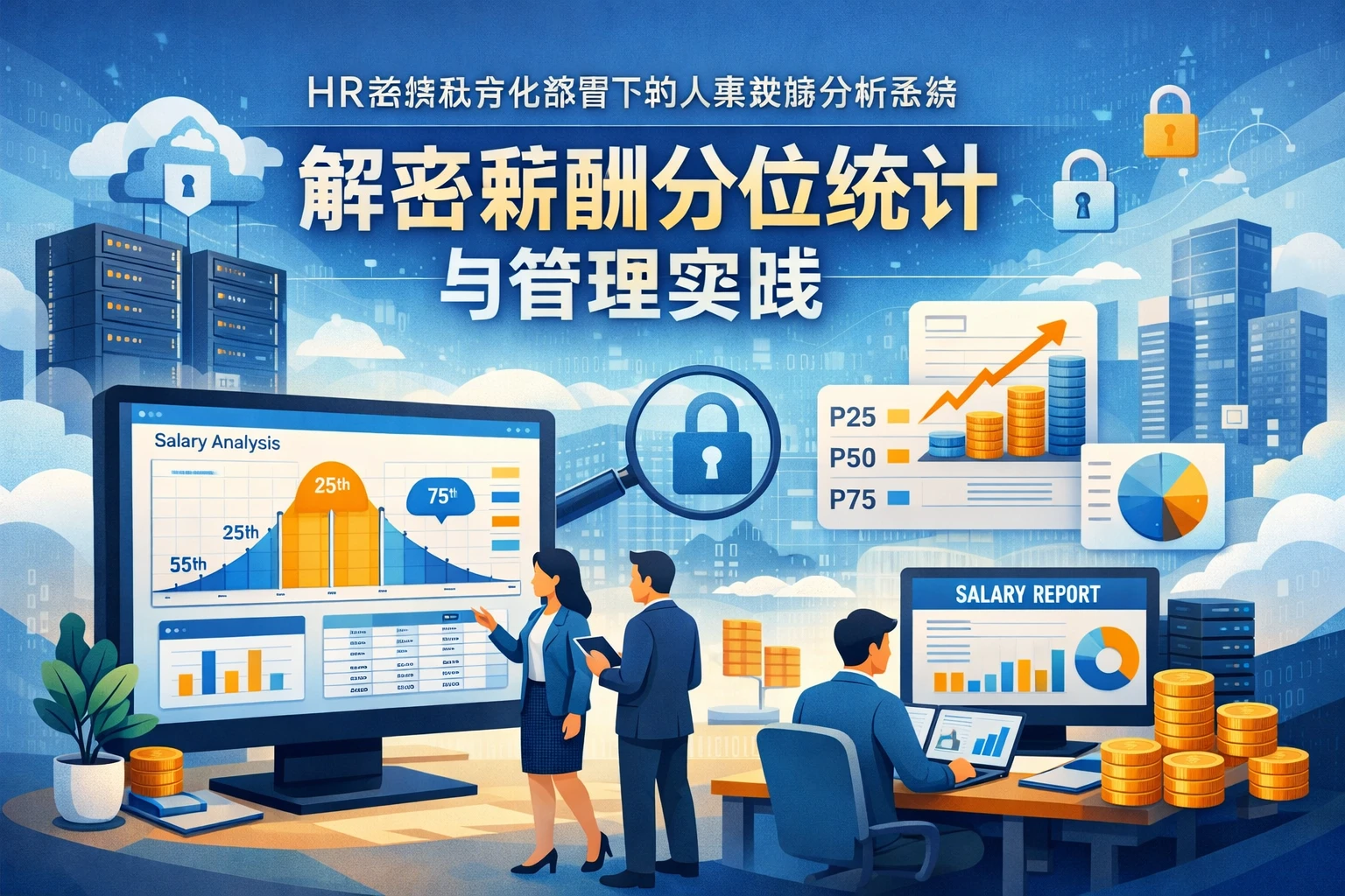 HR系统私有化部署下的人事数据分析系统：解密薪酬分位统计与管理实践