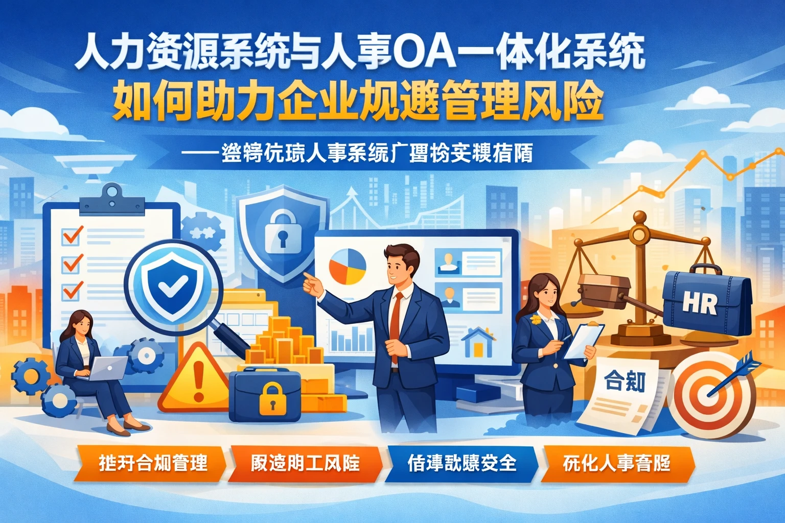 人力资源系统与人事OA一体化系统如何助力企业规避管理风险——选择优质人事系统厂商的关键指南