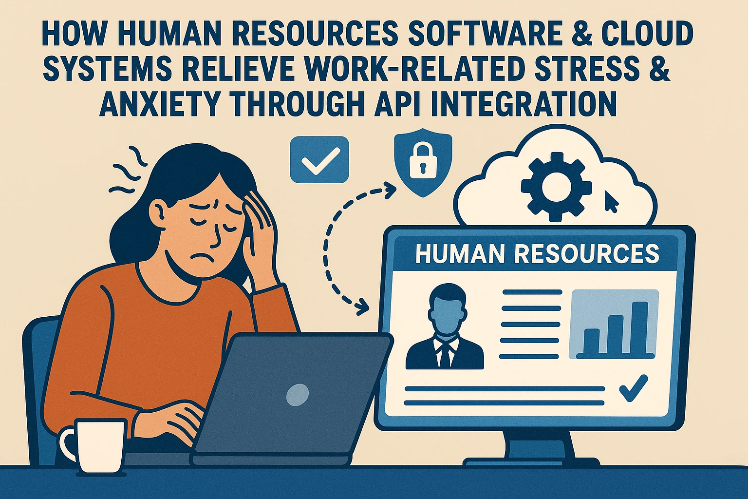 人力资源软件与云系统如何通过API接口缓解工作压力与焦虑
