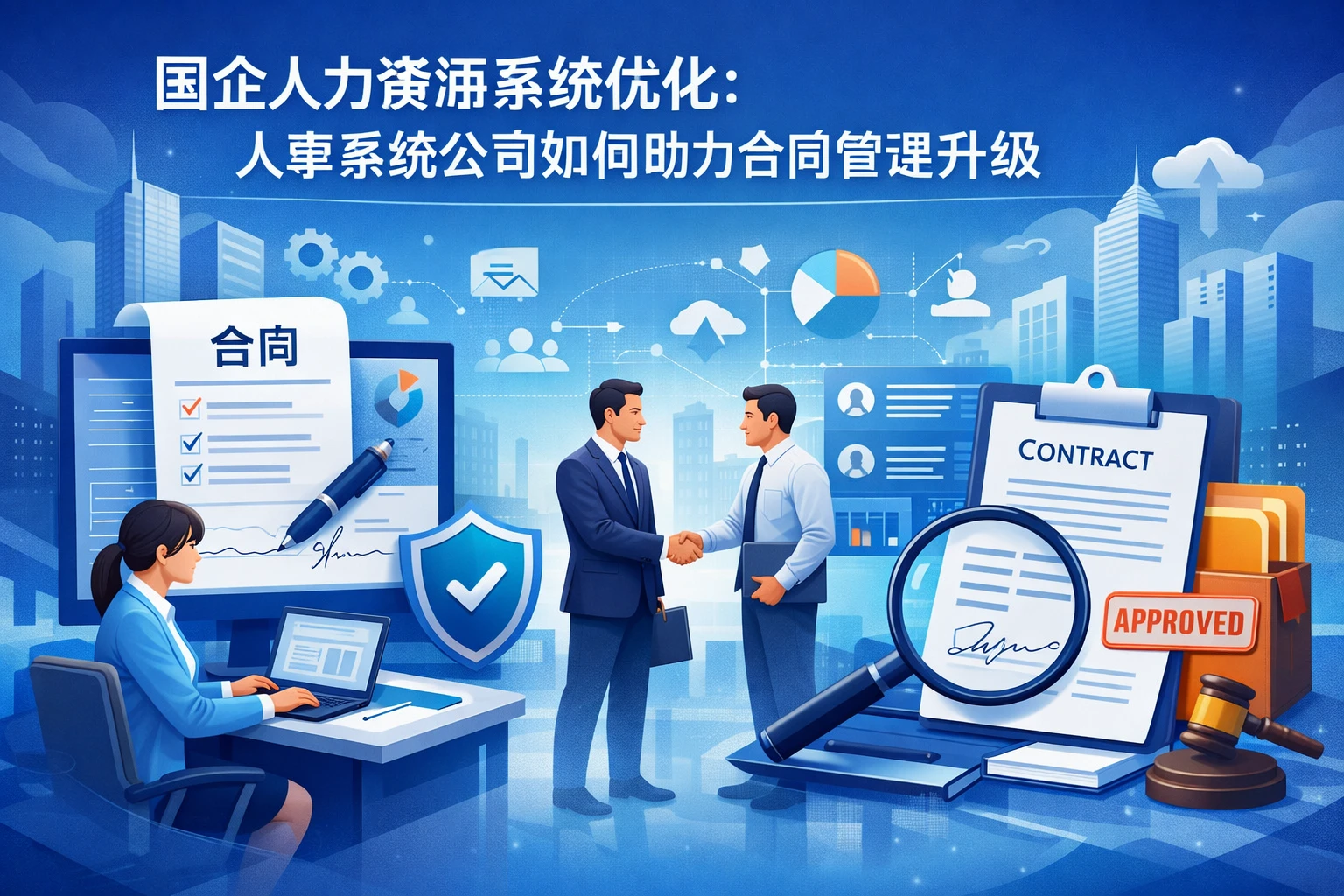 国企人力资源系统优化:人事系统公司如何助力合同管理升级