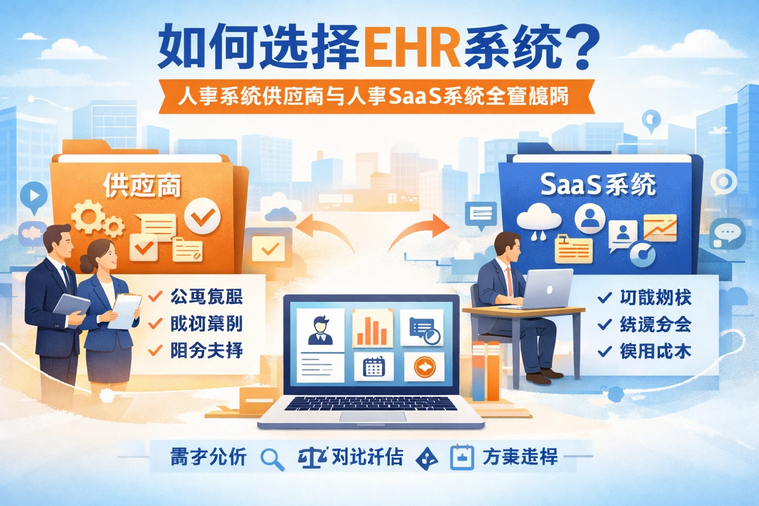 如何选择ehr系统:人事系统供应商与人事SaaS系统全面指南