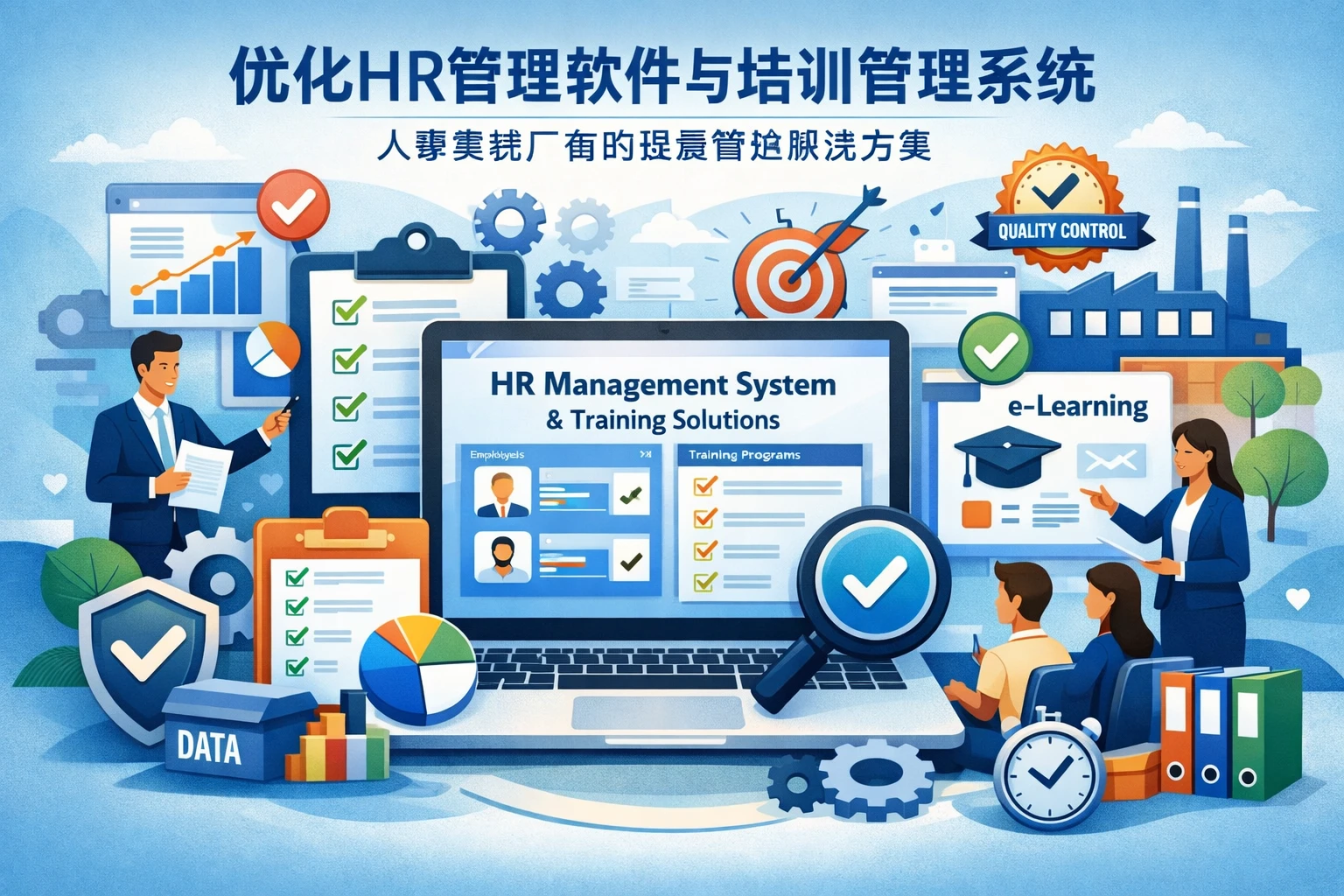 优化HR管理软件与培训管理系统:人事系统厂商的质量管控解决方案