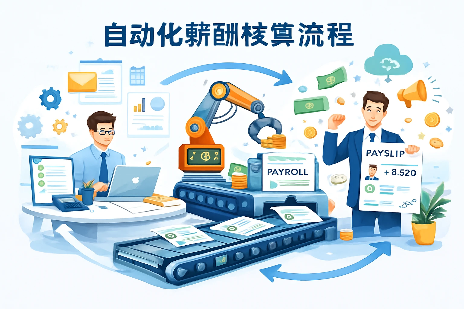 自动化薪酬核算流程