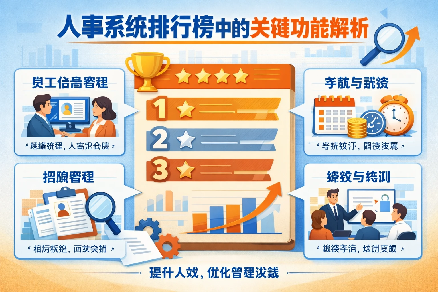 人事系统排行榜中的关键功能解析