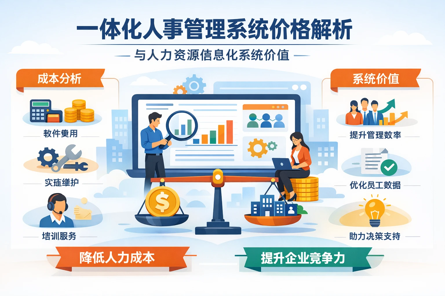 一体化人事管理系统价格解析与人力资源信息化系统价值