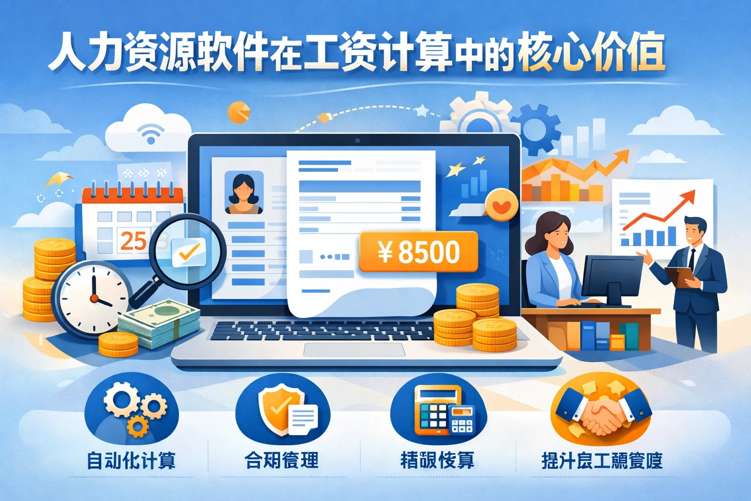 人力资源软件在工资计算中的核心价值