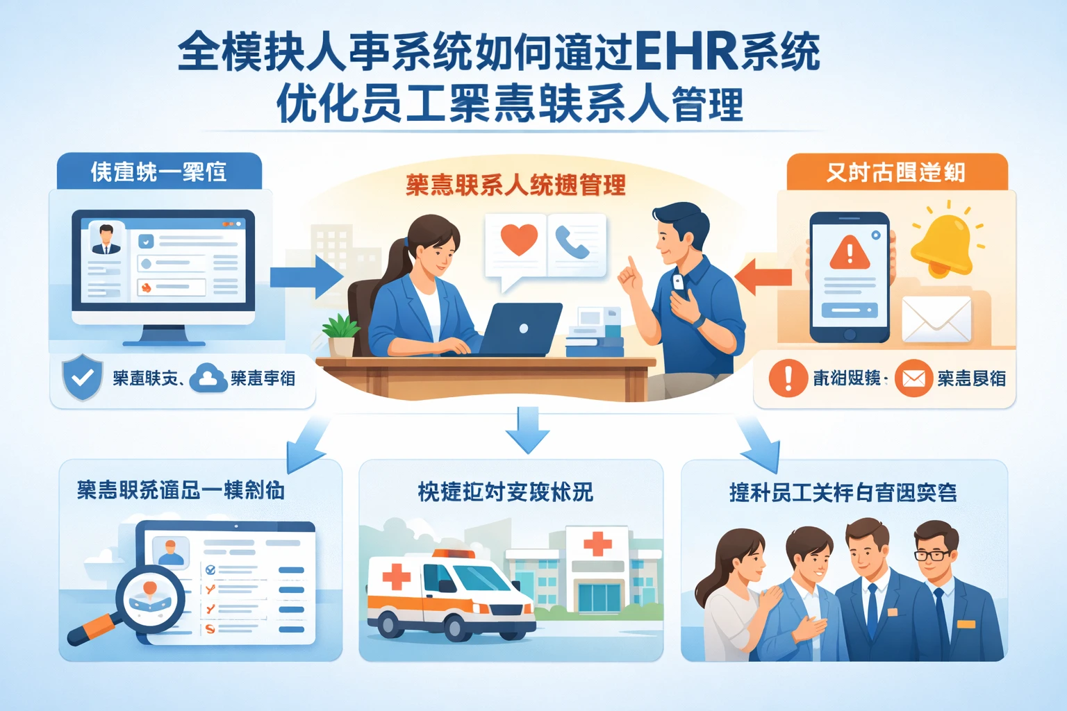 全模块人事系统如何通过ehr系统优化员工紧急联系人管理