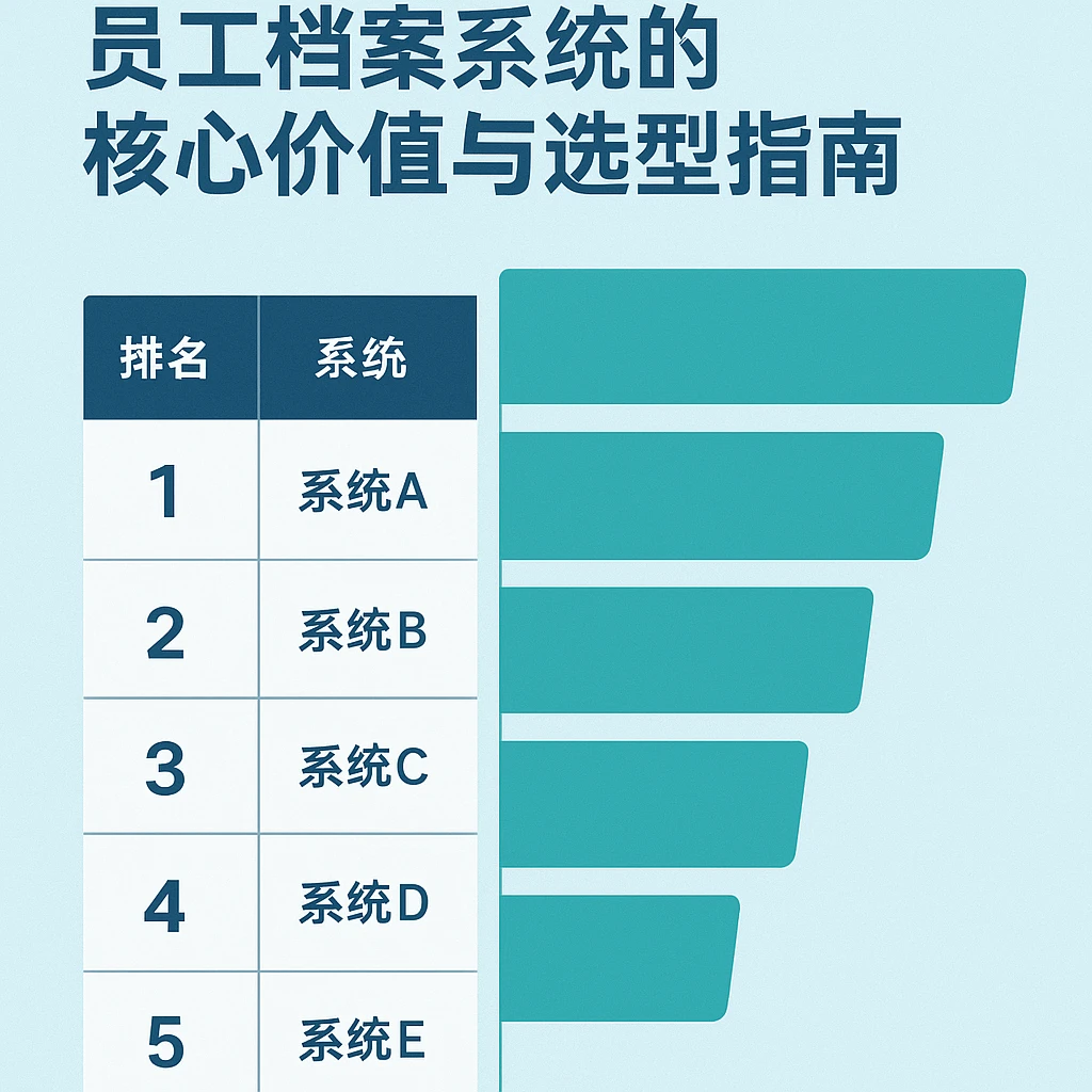 2024年人力资源信息化系统排行榜:员工档案系统的核心价值与选型指南