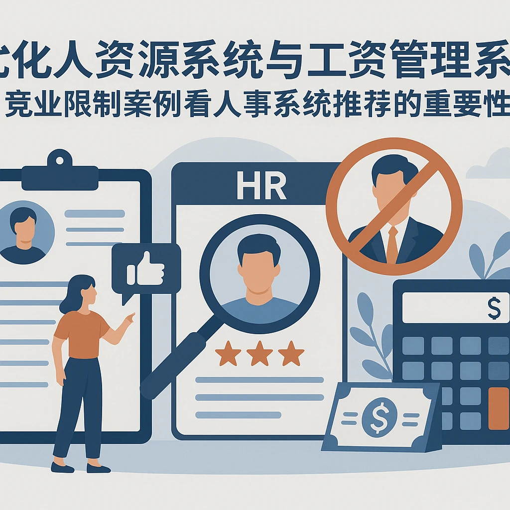 优化人力资源系统与工资管理系统：从竞业限制案例看人事系统推荐的重要性