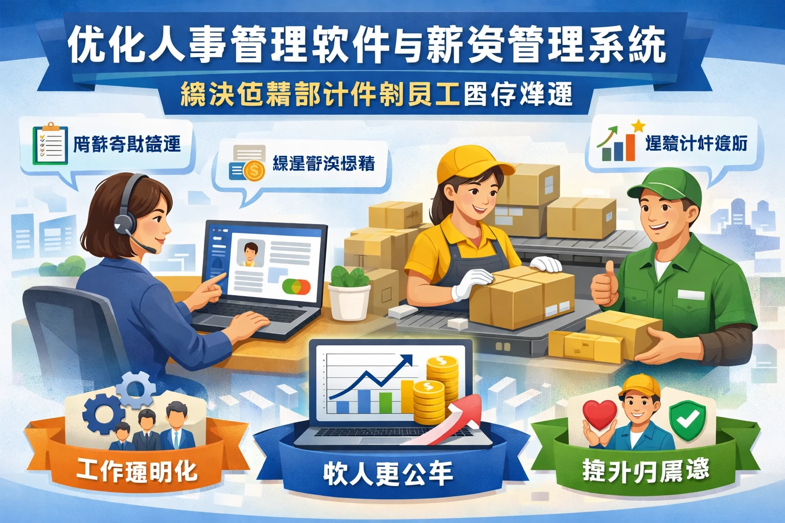 优化人事管理软件与薪资管理系统:解决包装部计件制员工留存难题