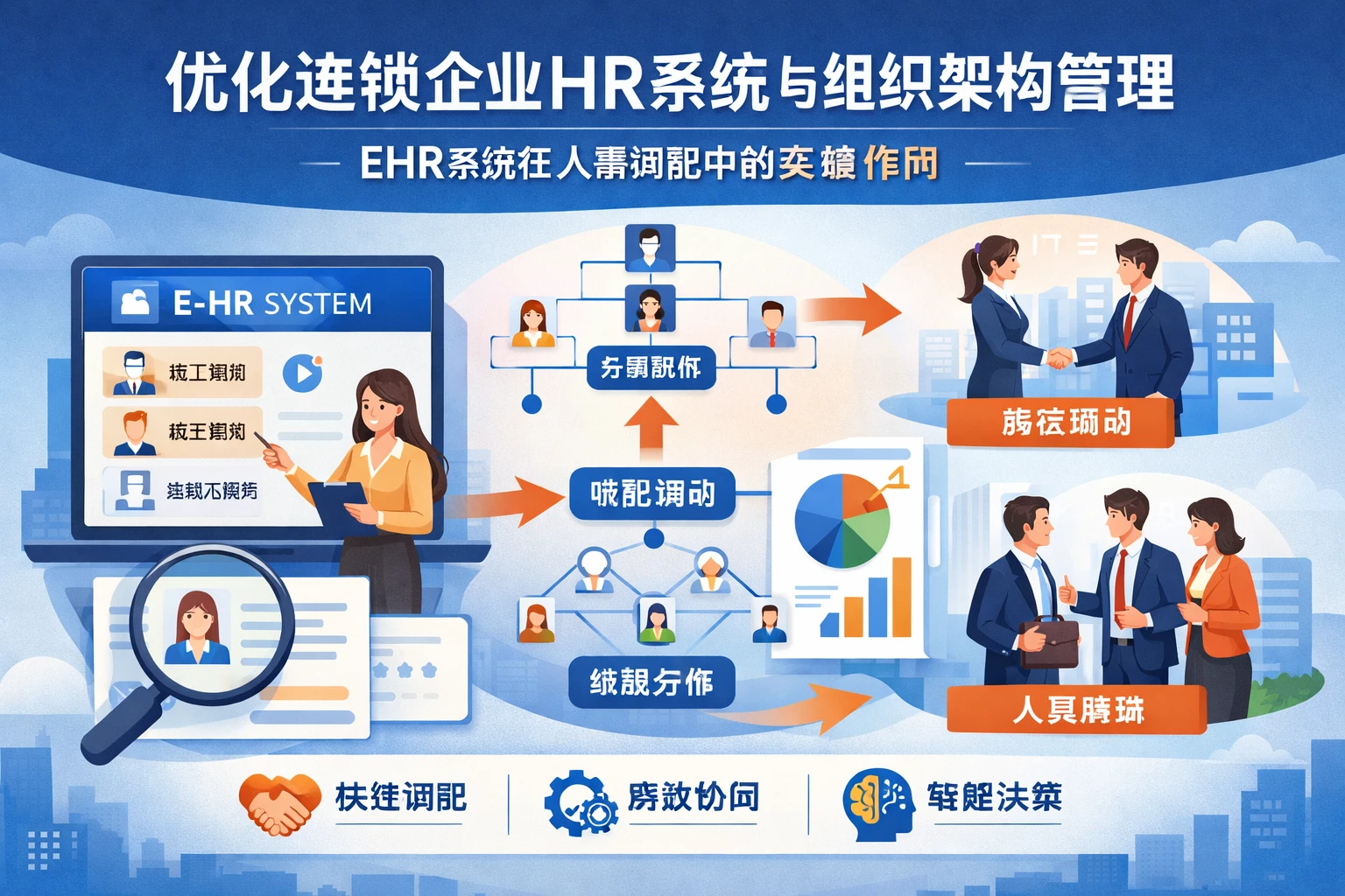 优化连锁企业HR系统与组织架构管理：EHR系统在人事调配中的关键作用