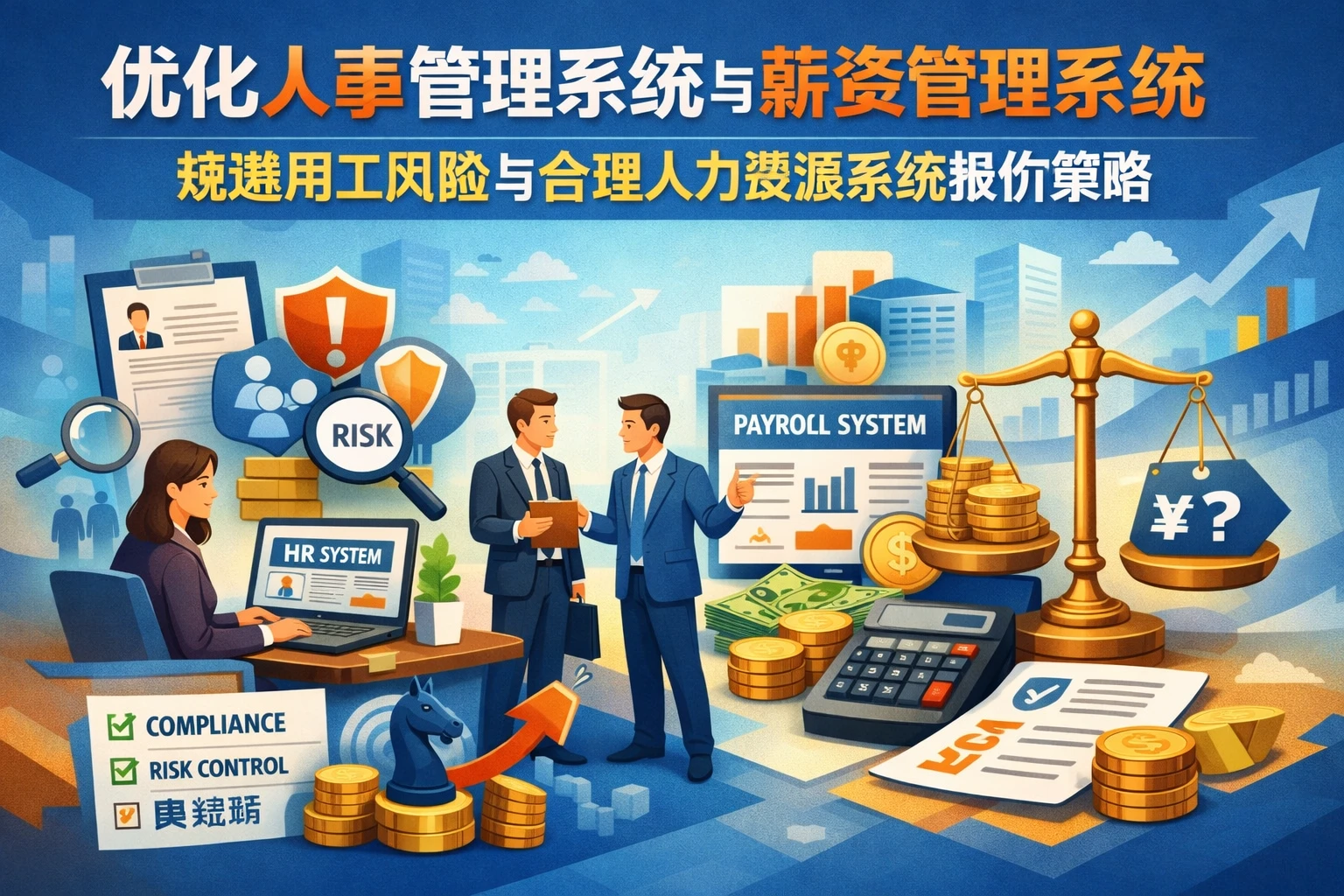 优化人事管理系统与薪资管理系统:规避用工风险与合理人力资源系统报价策略