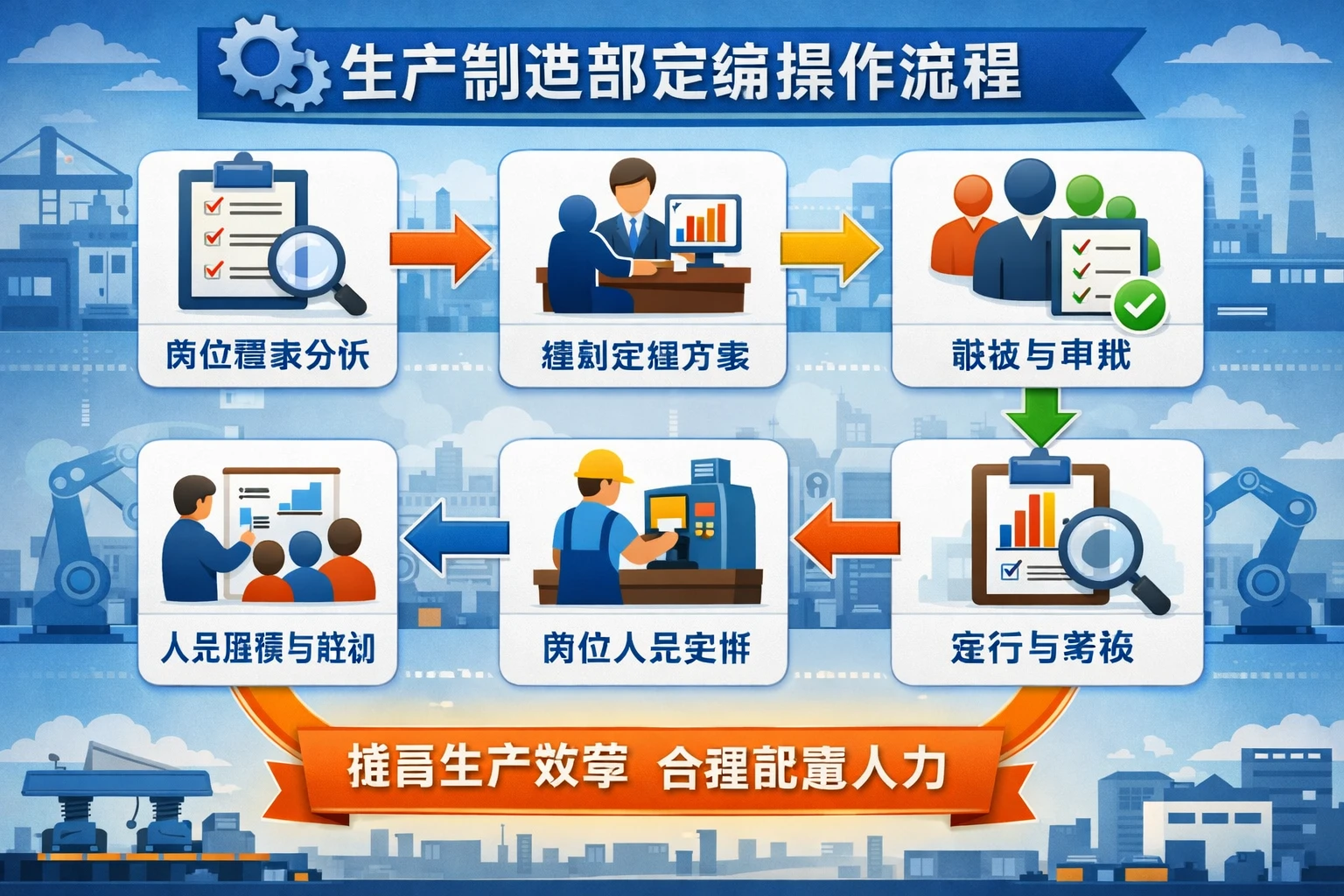 生产制造部定编操作流程