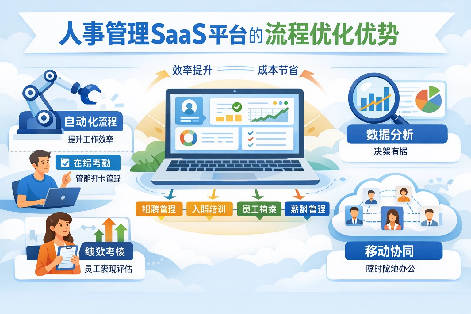 人事管理SaaS平台的流程优化优势