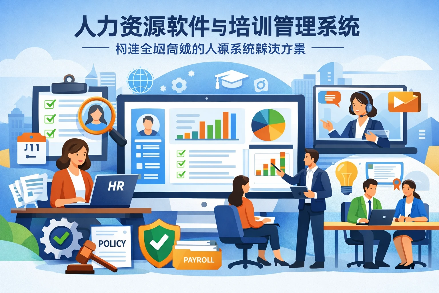 人力资源软件与培训管理系统:构建合规高效的人事系统解决方案