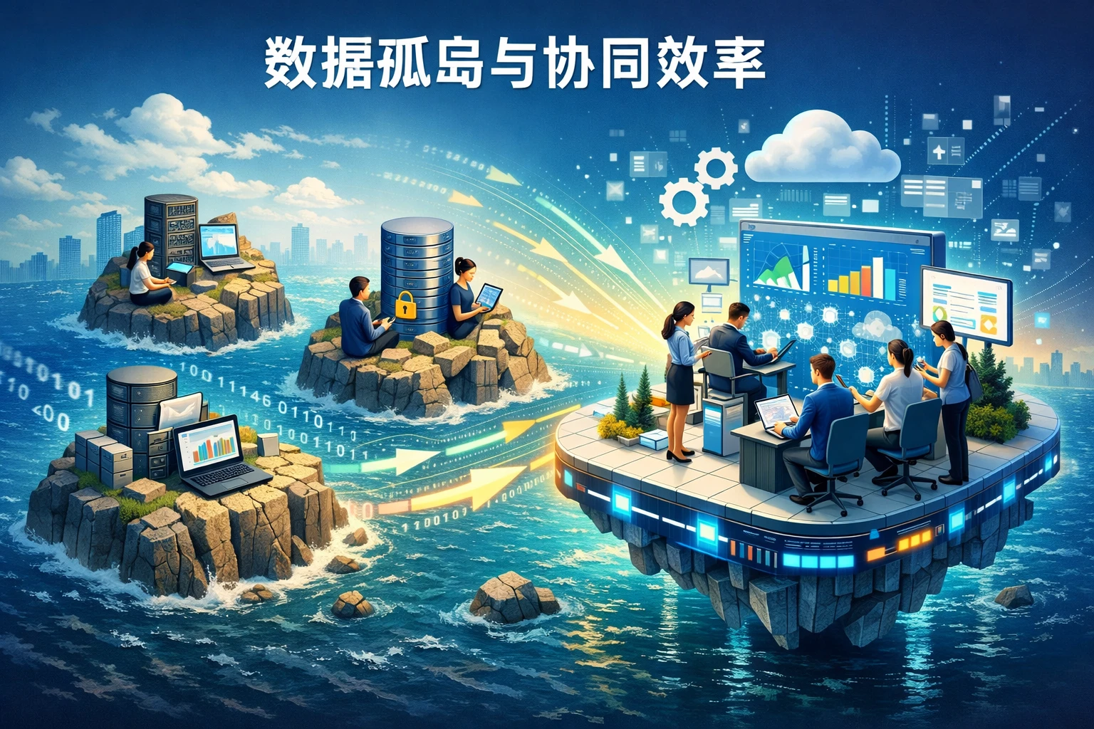 数据孤岛与协同效率