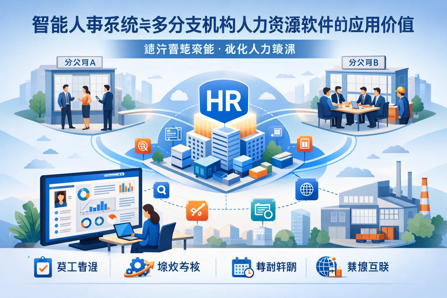智能人事系统与多分支机构人力资源软件的应用价值