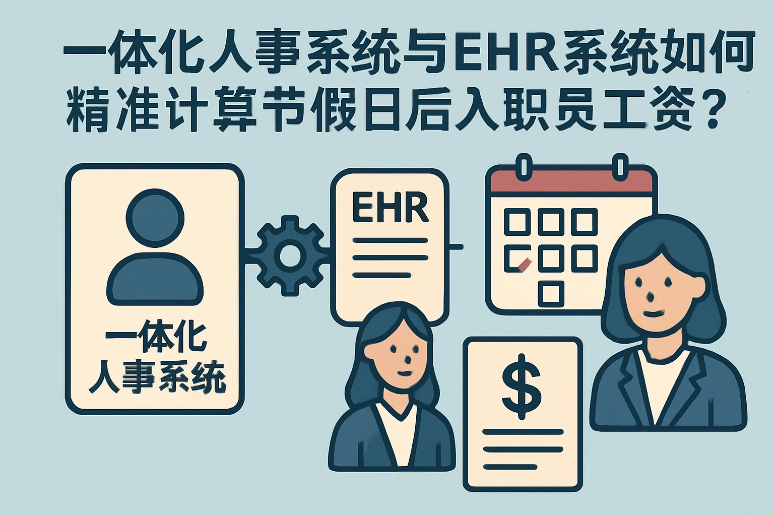 一体化人事系统与EHR系统如何精准计算节假日后入职员工工资?