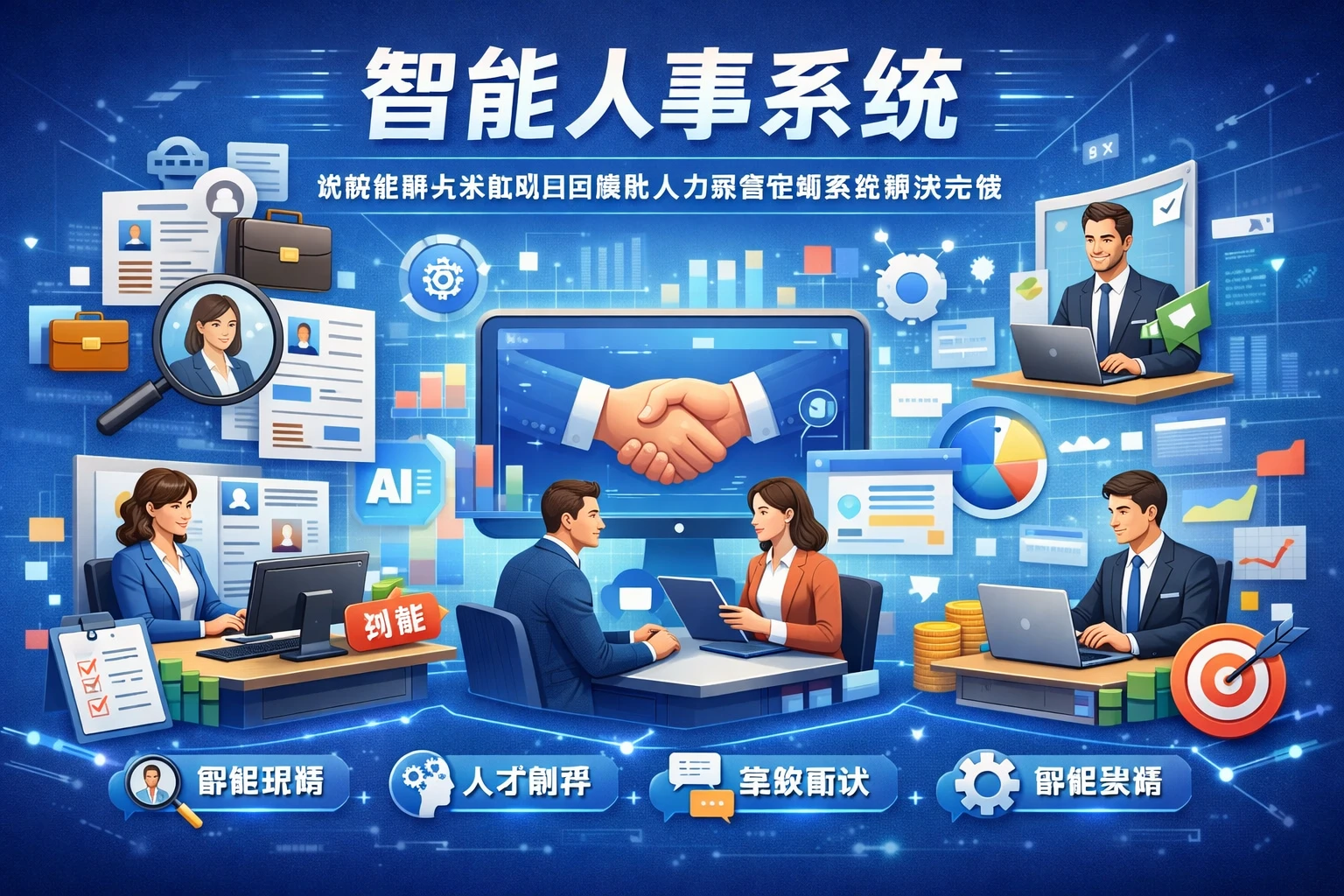 智能人事系统：破解招聘与求职双重困境的人力资源管理系统解决方案