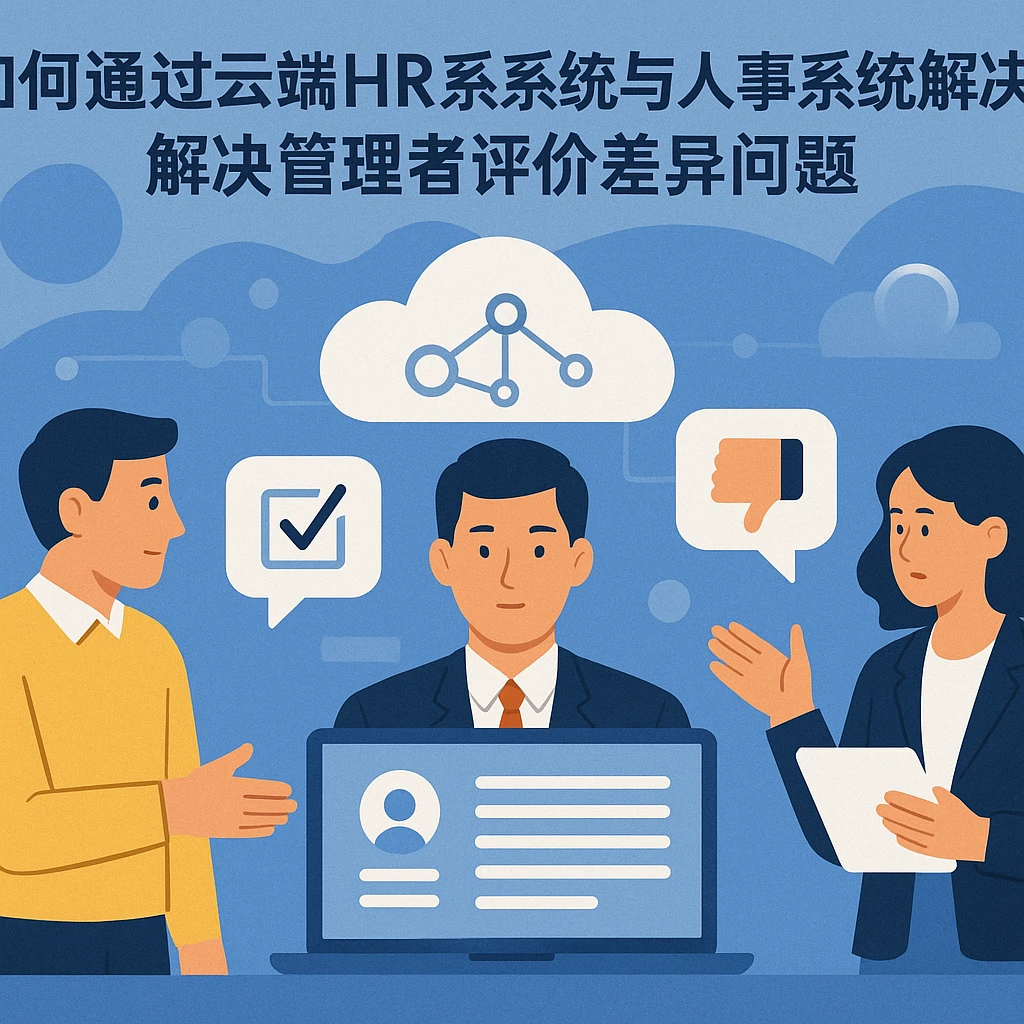 如何通过云端HR系统与人事系统解决方案解决管理者评价差异问题