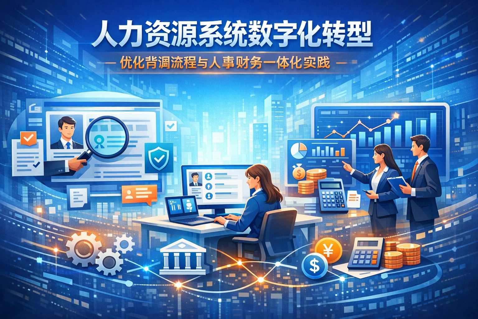 人力资源系统数字化转型：优化背调流程与人事财务一体化实践