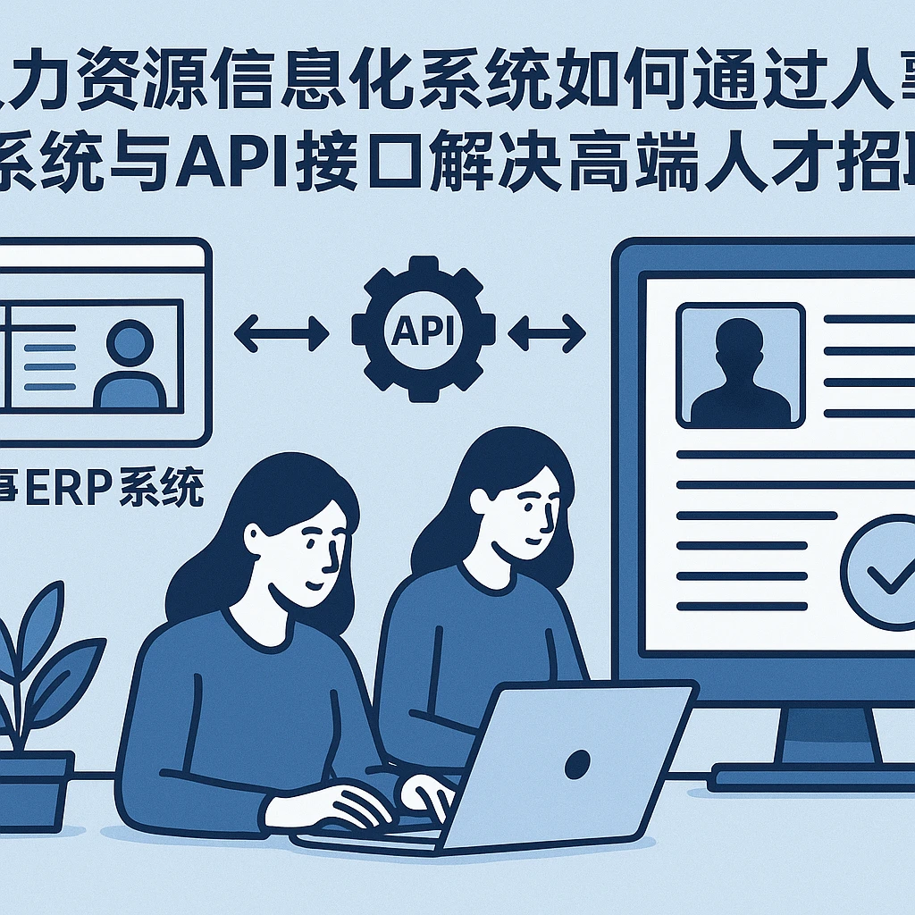 人力资源信息化系统如何通过人事ERP系统与API接口解决高端人才招聘难题