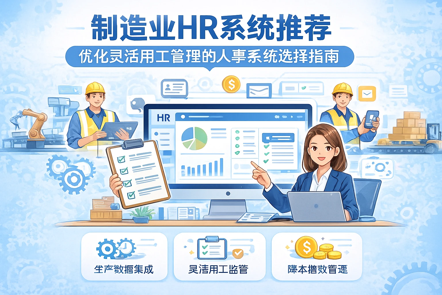 制造业HR系统推荐：优化灵活用工管理的人事系统选择指南