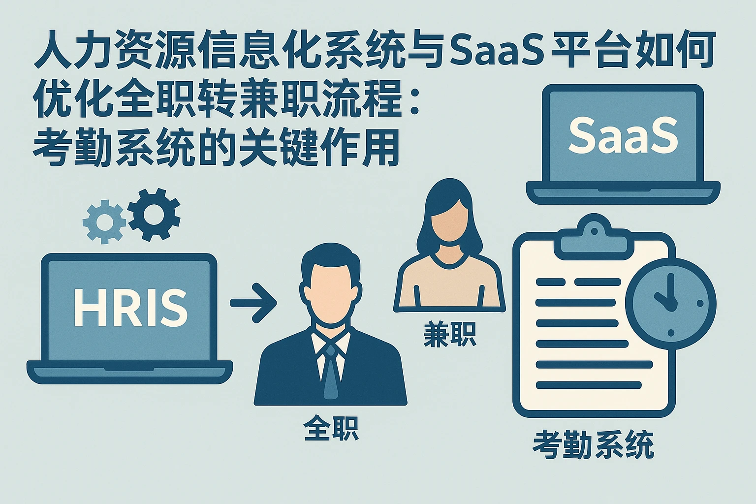 人力资源信息化系统与SaaS平台如何优化全职转兼职流程:考勤系统的关键作用