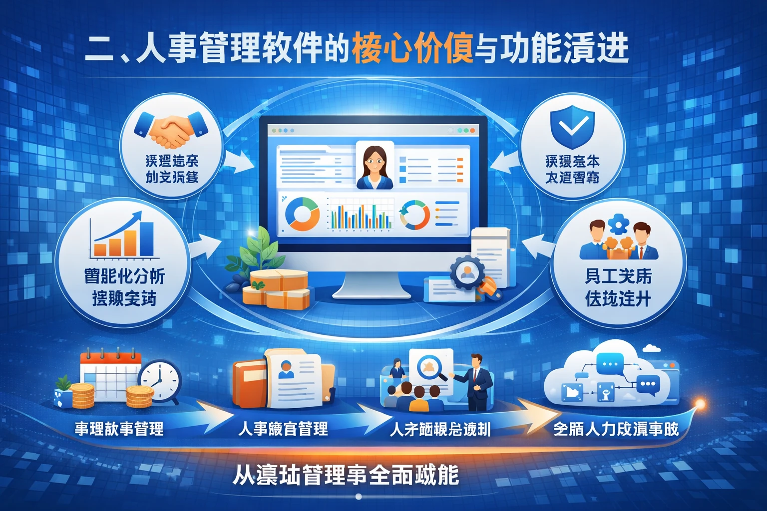 二、人事管理软件的核心价值与功能演进