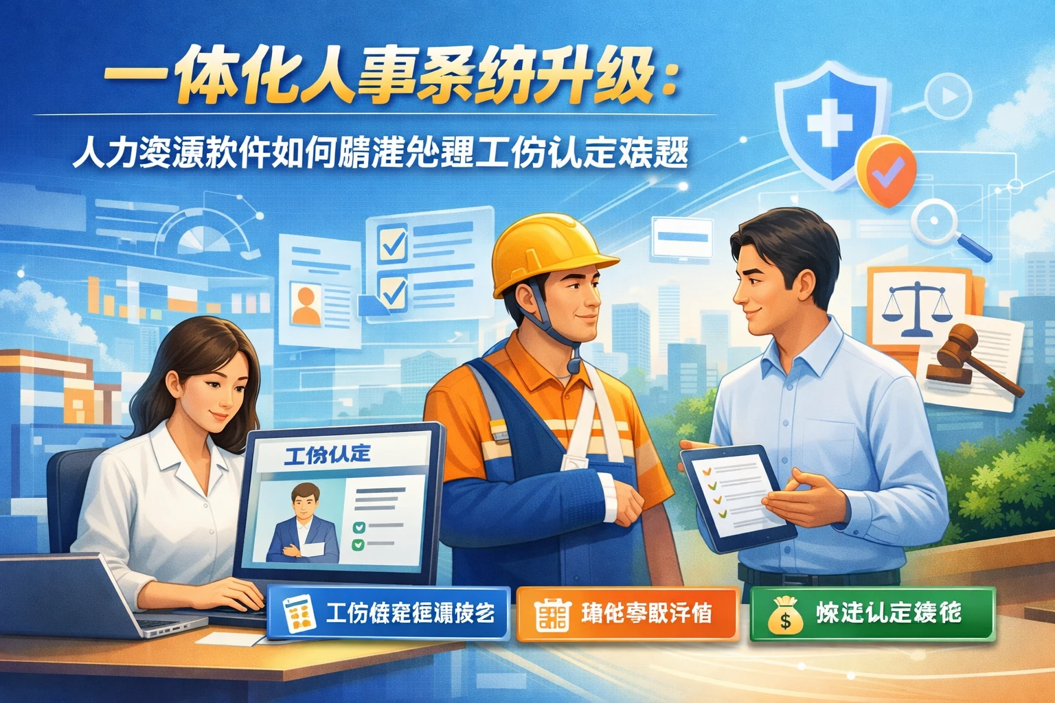 一体化人事系统升级：人力资源软件如何精准处理工伤认定难题
